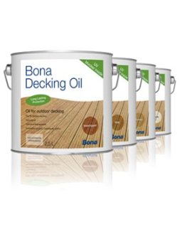 Top Schutz von Holzoberflächen  Bona - Decking Oil 2,5l (versch. Farben)